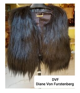 Diane Von Furstenberg  Fabulous Real Fur vest